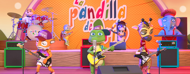 videos musicales con dibujos animados