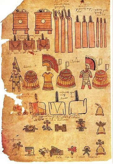 arte azteca pintura