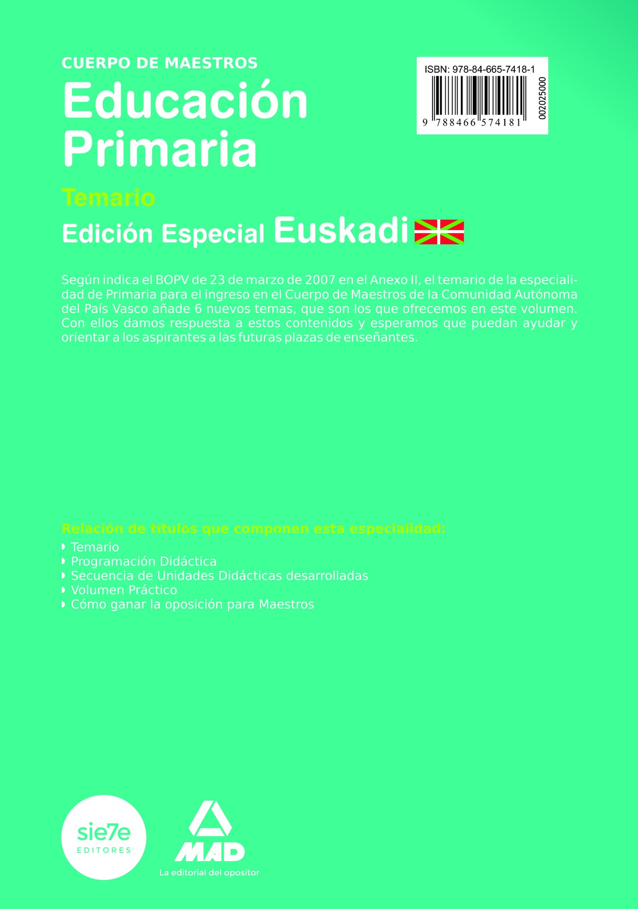 contenidos de educacion primaria