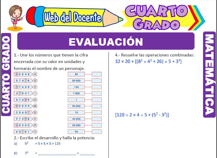 contenidos 4 primaria matemáticas